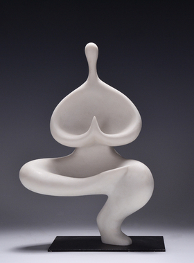 速发创意瑜伽摆板家居饰品艺术软装禅品简约样件房间极简饰意摆设