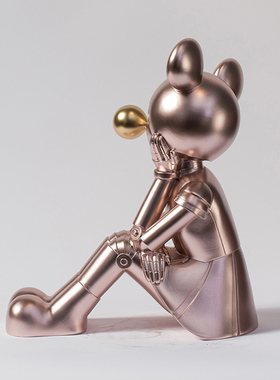 速发态生新风星际郎创意乔迁收居礼品客厅玄关活纳盘摆件