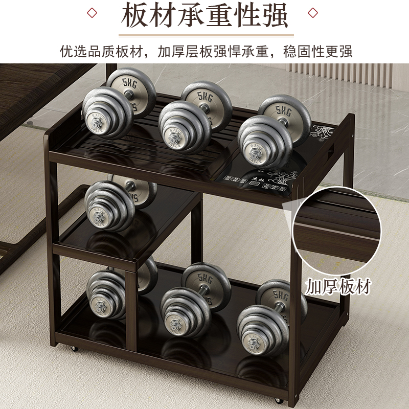 速发移动茶几带轮茶柜家用小茶车茶水台烧功壶水夫茶桌茶具套装一 - 图0