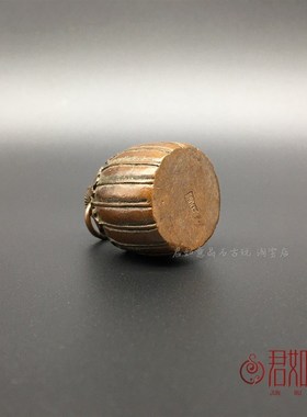 快速发货实心铜秤砣摆件 仿古旧藏南瓜铜秤砣Q挂件压纸铜宠茶宠铜