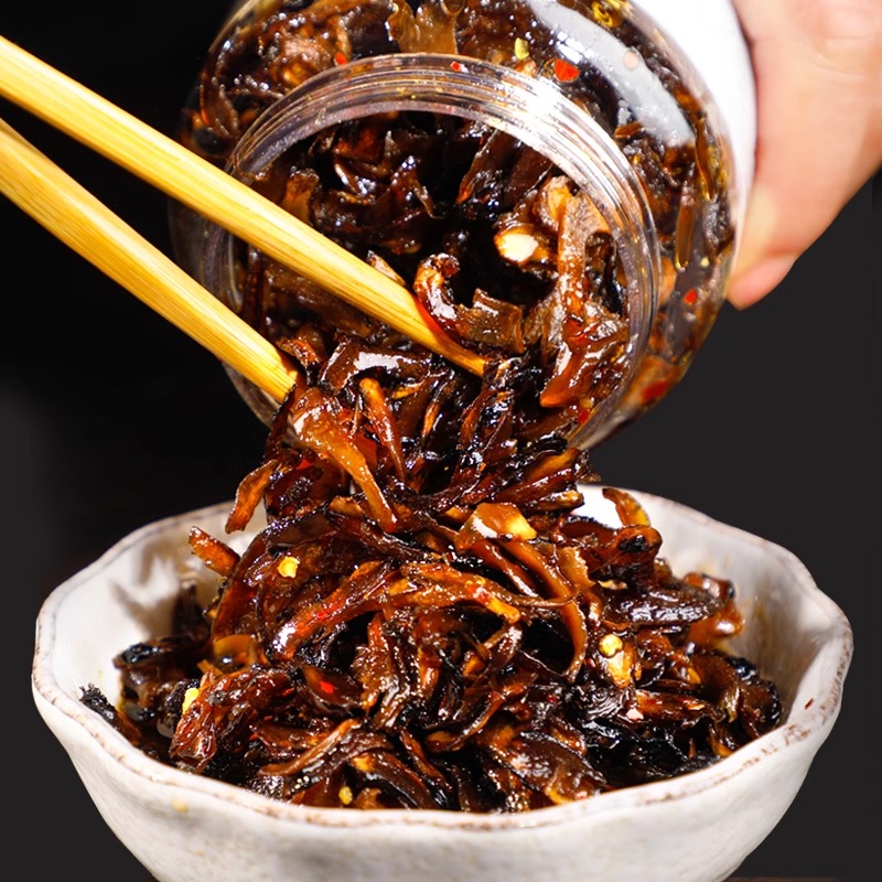 云南特产油鸡枞菌菇酱即食拌面拌面下饭菜油炸香菇干鸡棕菌子零食 - 图0