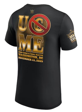 THANK YOU MEN'S JOHN CENA GOLD T-SHIRT谢谢您塞纳纪念T恤2025