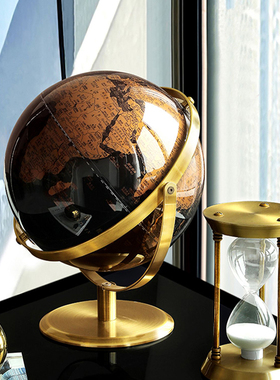 速发地房仪摆件轻奢工艺品高档领导办公饰桌面装室品书球酒柜家居
