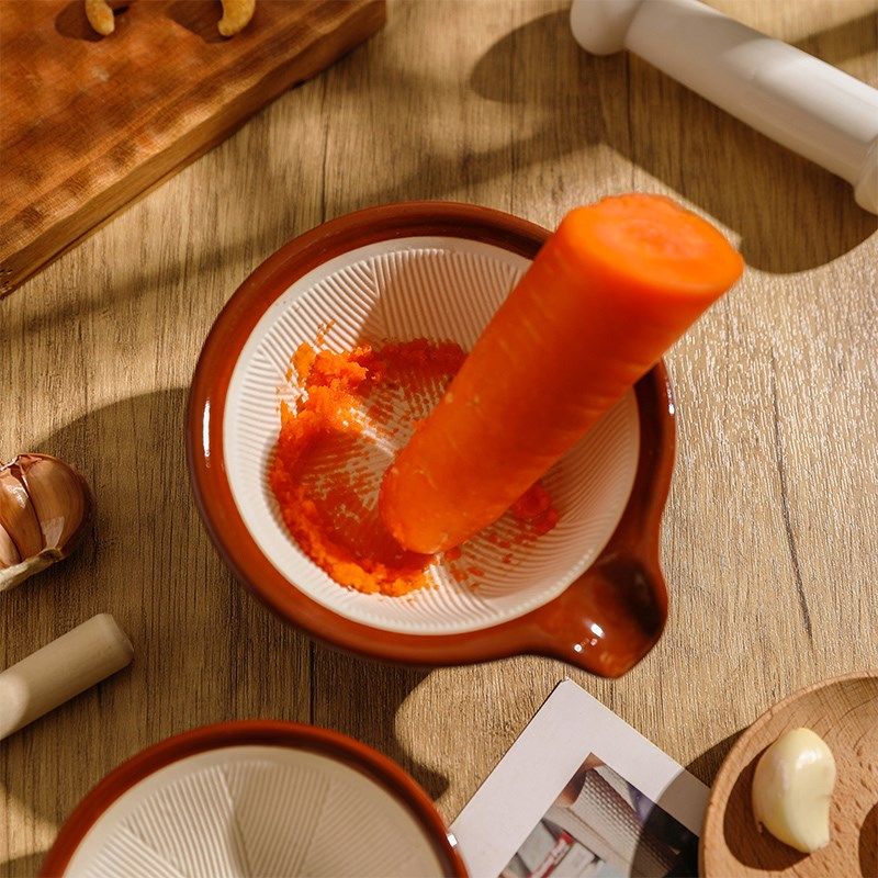 舍里陶瓷研磨碗宝宝辅食餐具碾磨器婴儿果蔬米糊食物研磨器打磨碗,淘宝优惠券,粉丝福利购,淘宝优惠卷