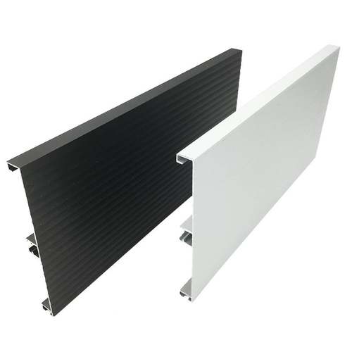 铝合金踢脚板金属踢脚线11公分墙角线8cm9cm11cm整体橱柜墙贴贴脚 - 图3