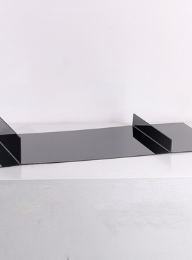 现代极简摆件几何不锈钢金属薄片托盘长方形收纳盘样板房客厅装饰