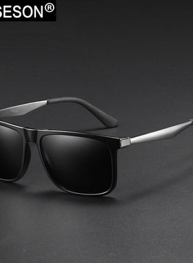 砾石情侣方框偏光太阳镜男女墨镜潮流酷炫司机驾驶眼镜可定制近视