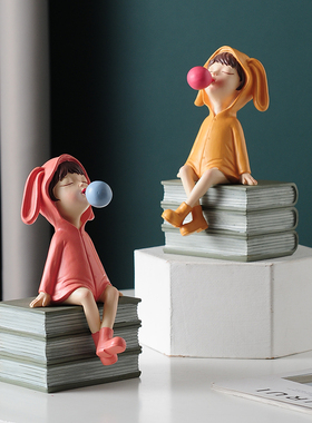 家居装饰品儿童房书柜书桌摆件客厅送女生日礼物客厅房间创意摆设