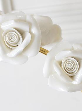 欧式时尚大理石客厅玄关摆件 家居样板房书房软装饰品工艺品摆设