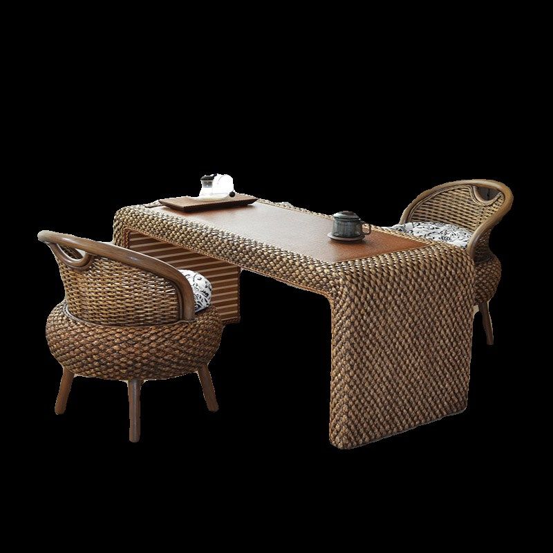 阳台桌子藤编桌椅组合创意休闲茶台桌家用小型泡茶榻榻米茶几简约,淘宝优惠券,粉丝福利购,淘宝优惠卷