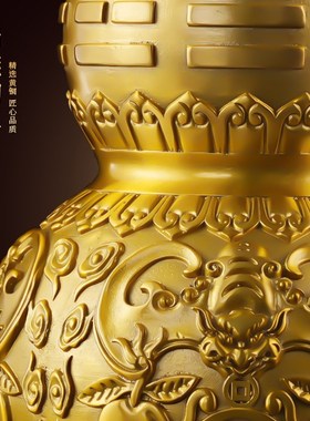 黄铜天医葫芦五黄九龟阵空心摆件客厅中式桌面八卦葫芦家居饰品