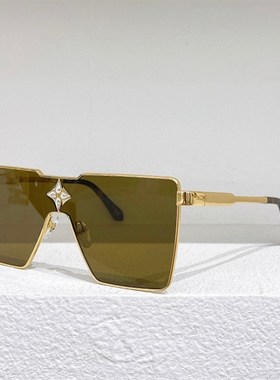 模特款金属方形连身大框太阳眼镜女Z1700U男时尚遮阳太阳眼镜镶钻