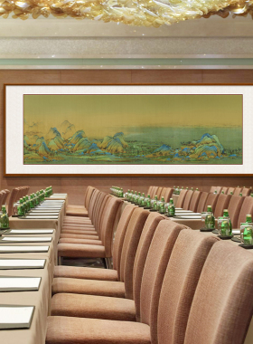 好货千里江山图国画山水画客厅挂画中式背景墙装饰画中国风办公室