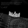 DOACH lace crown sterling silver ring does not fade