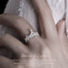 DOACH lace crown sterling silver ring does not fade