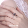 DOACH colorful butterfly snake 925 sterling silver butterfly ring