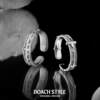 DOACH cross couple sterling silver ring