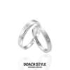 DOACH Meteor Shower Couple Ring 999 Sterling Silver Ring