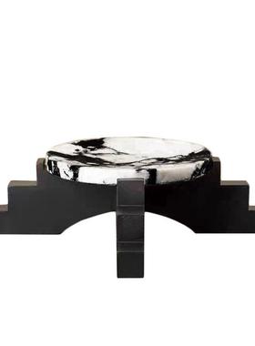 轻奢现代极简手工几何艺术相框装饰摆件书房书柜创意装饰品摆设