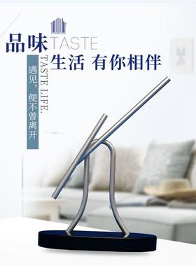 牛顿摆钢铁侠混沌摆永动机摆件高档创意商务礼品家居反重力