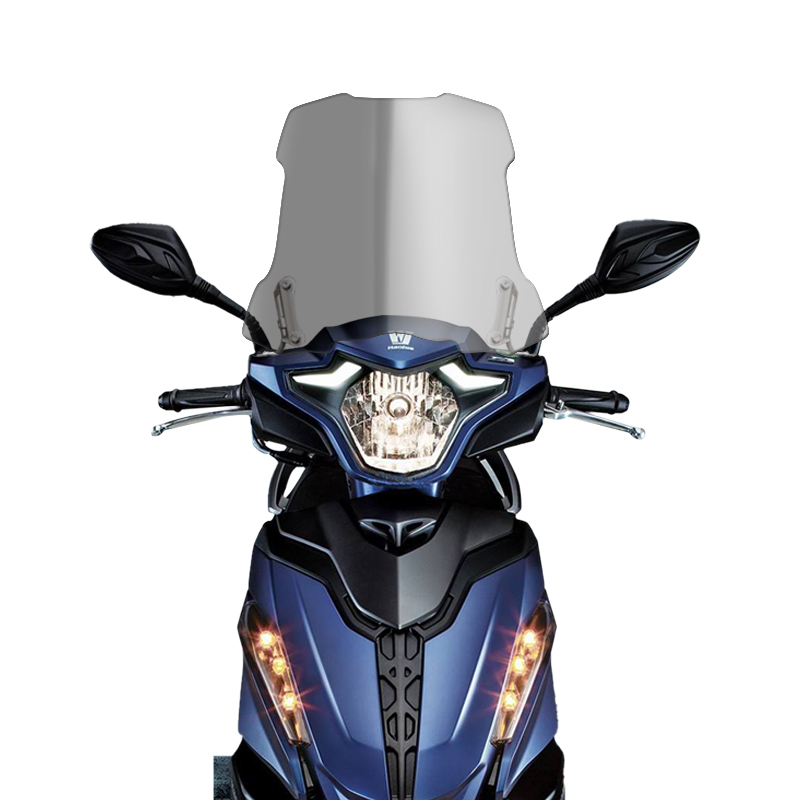 极速适用于豪爵USR改装挡风玻璃前挡风板HJ125T-21风挡挡雨耐摔升 - 图2