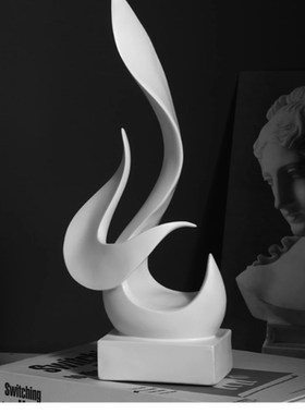 北欧简约现代家居玄关装饰品抽象客厅电视柜酒柜轻奢摆件乔迁礼物