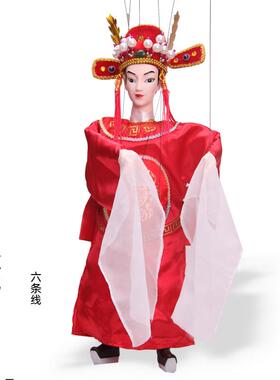 提线木偶状元夫人新娘新郎古装角色非物质文化遗产中国风礼品表演