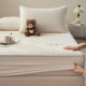 Hongdou flagship 100% cotton quilted fitted sheet single piece