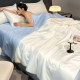 Red bean type A washed ice silk summer quilt