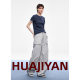 ກາງເກງ Huajiyan, ຖົງຜ້າຂະຫນາດໃຫຍ່, ຂາກວ້າງ, ເສື້ອຍືດ breathable ວ່າງ, ກາງເກງກະທັດຮັດແບບສະບາຍໆສໍາລັບແມ່ຍິງໃນລະດູຮ້ອນ