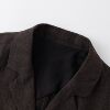 Huajiyan Coco linen hemp shoulder loose casual suit jacket women's spring and summer versatile suit top