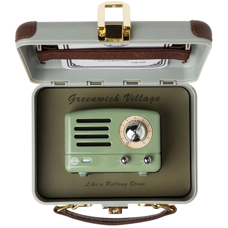 猫王音响小王子OTR胡桃木MINI复古蓝牙便携音箱无FM送女生日礼物 - 图1