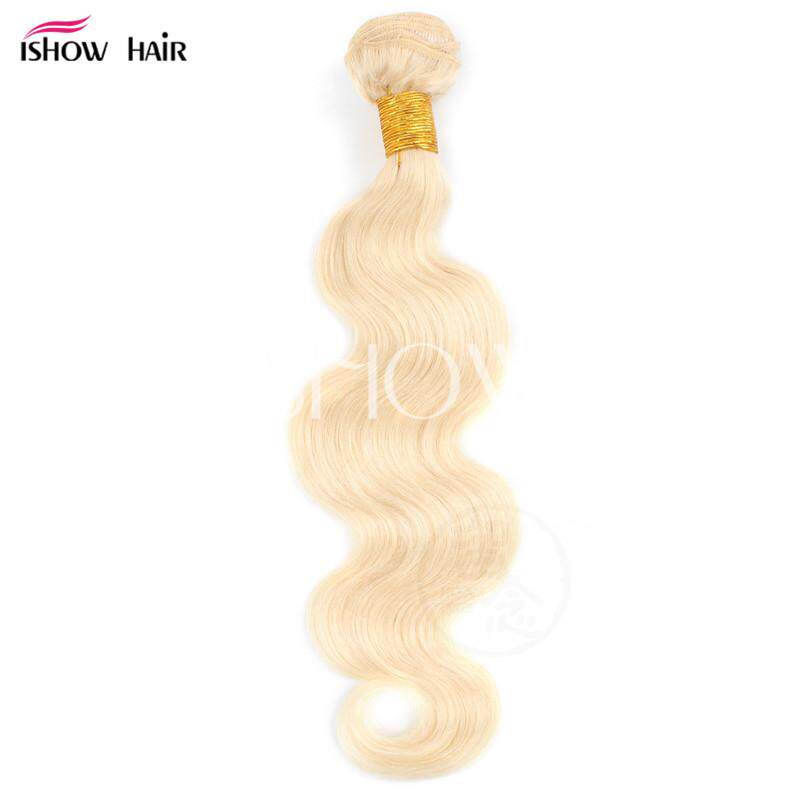 Wig hair curtain body wave white solid color real person gol - 图3