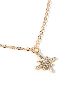 Multi-layer star pendant necklace love heart necklace clavic