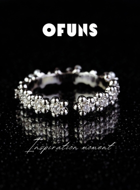 精致轻奢时尚女生戒指