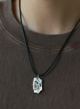 闲工造物纯银999马元素吊坠