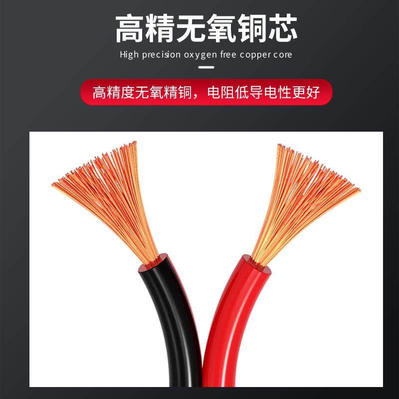 国标纯铜RVB红黑平行线监控led灯带线性灯双并电线0.3 0.5 1 1.5,淘宝优惠券,粉丝福利购,淘宝优惠卷