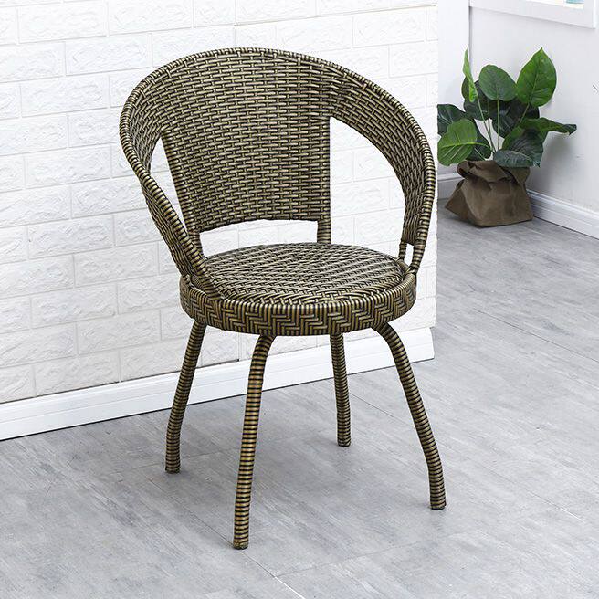 藤椅铁艺休闲椅靠背椅家用椅子单人户外室内阳台椅子编织藤椅转椅,淘宝优惠券,粉丝福利购,淘宝优惠卷