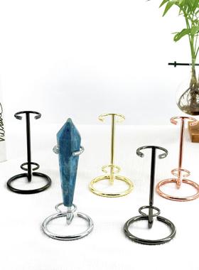 【权杖底座】水晶球工艺品底座球托蛋雕托金属多球工艺品支架复古