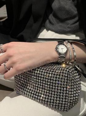 镂空露珠戒指纯银镀18K玫