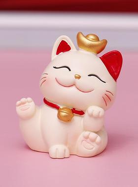 猫新春礼物维江客厅摆件节庆日新年工艺礼品创意玄关装饰品