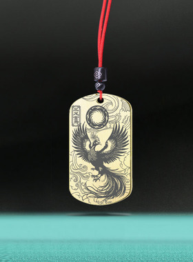 三足金乌吊坠大日金乌三青鸟挂件