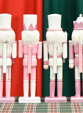 卡通胡桃夹子士兵摆件可爱女孩少女心儿童房圣诞节装饰品舞蹈道具