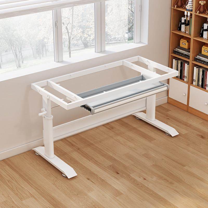 手动升降桌钢架A升降桌腿支架加粗电脑学习书桌碳钢调节桌子腿,淘宝优惠券,粉丝福利购,淘宝优惠卷