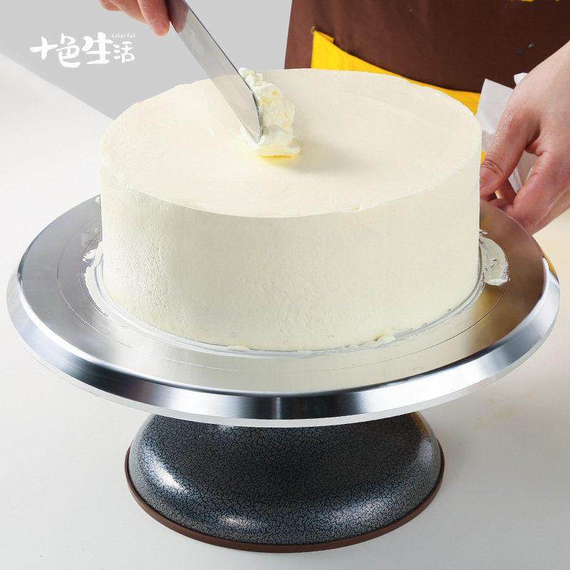 烘焙工具蛋糕转盘裱花台套装铝合金托台旋转抹面家用商用裱花转台,淘宝优惠券,粉丝福利购,淘宝优惠卷