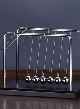 牛顿摆球单摆波实验碰碰球混沌摆锤碰撞球摇摆球平衡物理书籍桌摆