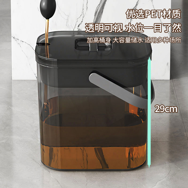 茶水桶废水桶茶台茶水分离垃圾桶茶几过滤排水高端透明茶桶茶渣桶,淘宝优惠券,粉丝福利购,淘宝优惠卷