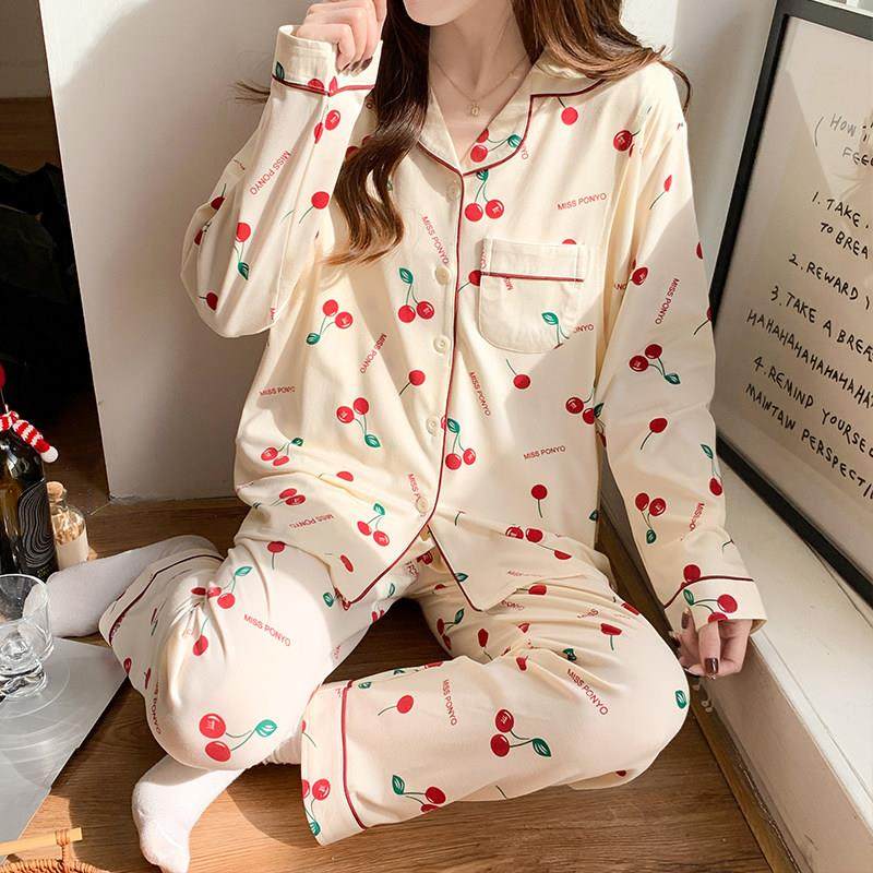 樱桃月子服夏季薄款孕妇睡衣哺乳春秋纯棉产后产妇四季8月份7坐月,淘宝优惠券,粉丝福利购,淘宝优惠卷