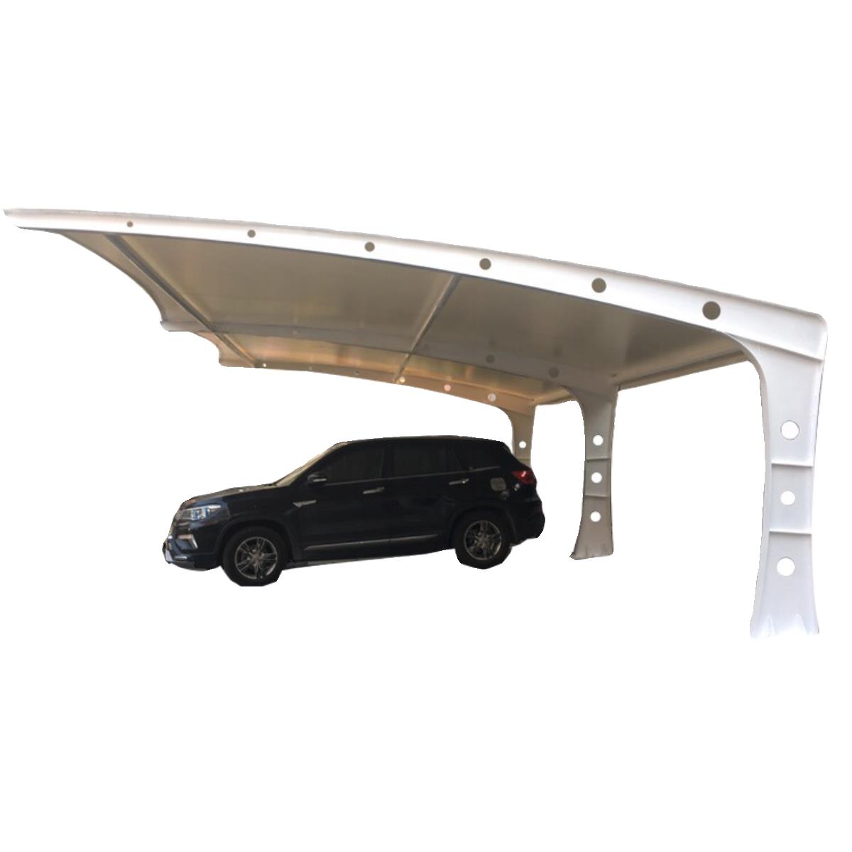 膜结构车棚停车棚室外充电桩定制7字汽车篷小区电动车遮阳雨棚 - 图3