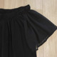 *ການປິ່ນປົວ Vintage Chiffon Lace ແຂນກວ້າງຂະຫນາດນ້ອຍຫນຶ່ງເສື້ອທີເຊີດບ່າ
